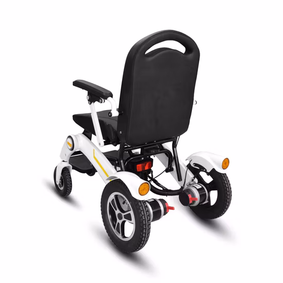 Factory Price Hot Sale Portable Lightweight Motor Wheel Chair Folding Power Electric Wheelchair